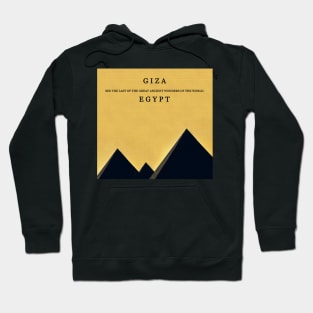 Giza Egypt ancient wonders of the world Hoodie